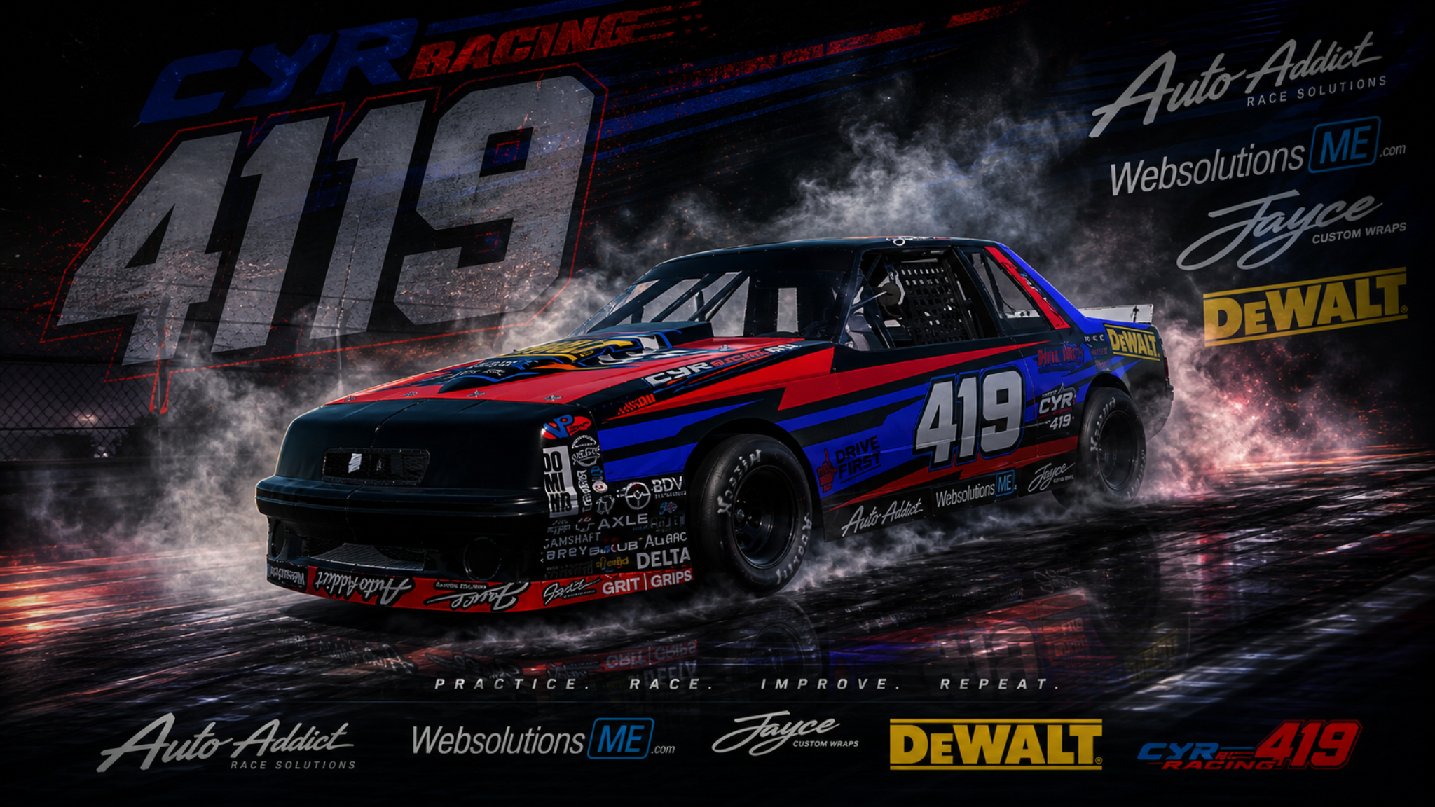Cyr Racing 419 finished wrap